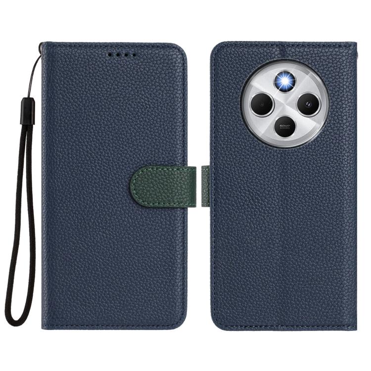 For Redmi 14C 4G / 14R 5G / Poco C75 Detachable Litchi Texture Magnetic Vegan Leather Phone Case