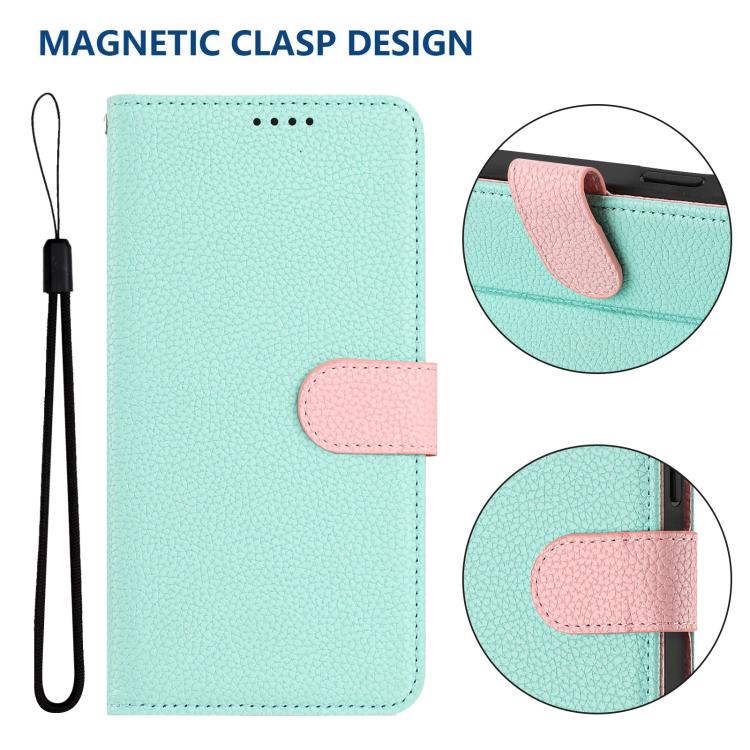 For Redmi Note 13 4G Global Detachable Litchi Texture Magnetic Vegan Leather Phone Case