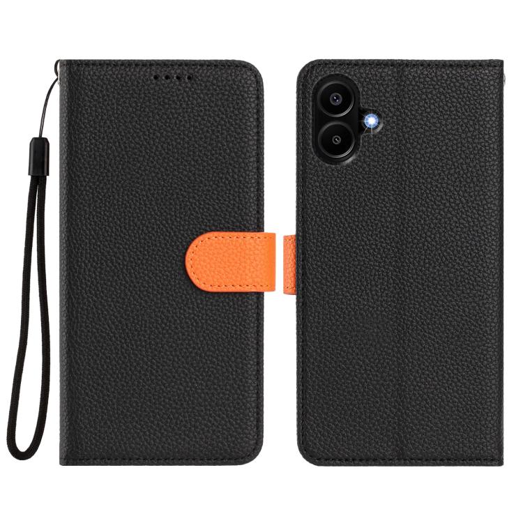 For Samsung Galaxy A07 5G / 4G Detachable Litchi Texture Magnetic Vegan Leather Phone Case