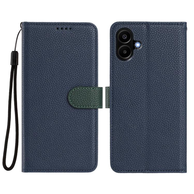 For Samsung Galaxy A07 5G / 4G Detachable Litchi Texture Magnetic Vegan Leather Phone Case