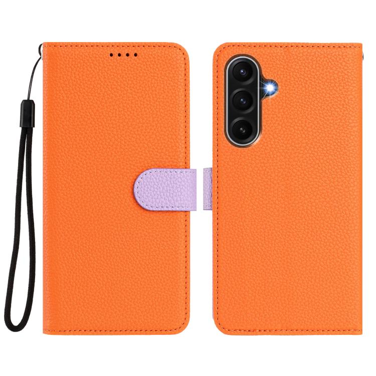 For Samsung Galaxy A17 5G / 4G Detachable Litchi Texture Magnetic Vegan Leather Phone Case