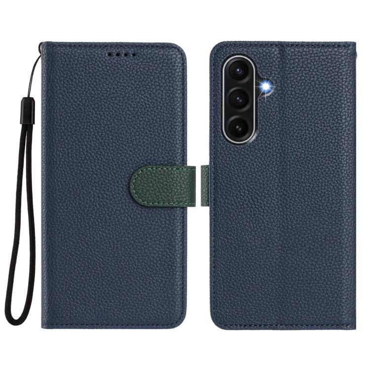 For Samsung Galaxy A17 5G / 4G Detachable Litchi Texture Magnetic Vegan Leather Phone Case