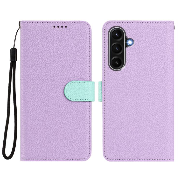 For Samsung Galaxy A17 5G / 4G Detachable Litchi Texture Magnetic Vegan Leather Phone Case