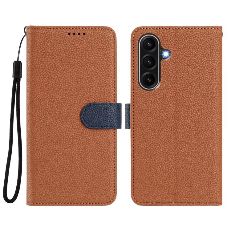 For Samsung Galaxy A17 5G / 4G Detachable Litchi Texture Magnetic Vegan Leather Phone Case