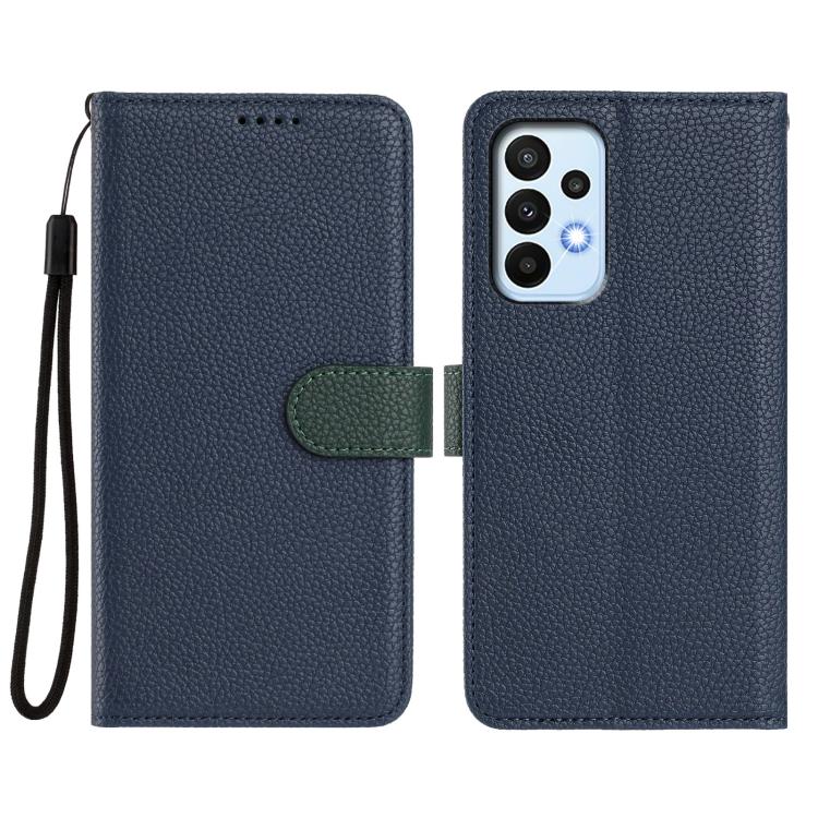 For Samsung Galaxy A32 5G Detachable Litchi Texture Magnetic Vegan Leather Phone Case