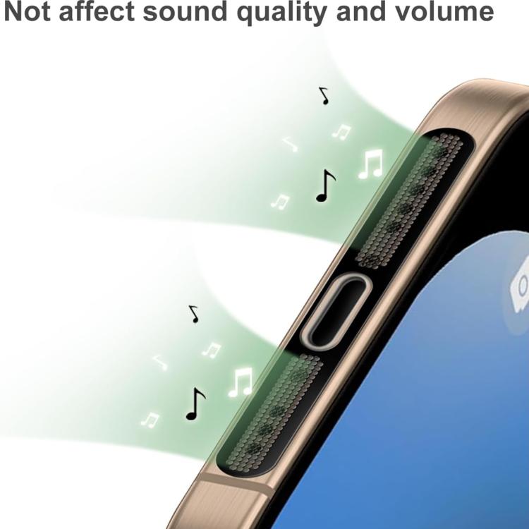 For iPhone 17 Pro Max XDcase 4pcs Metal Dust Mesh Earpiece Dustproof Stickers with 4 Anti-Dust Plugs 1 Cleaning Brush