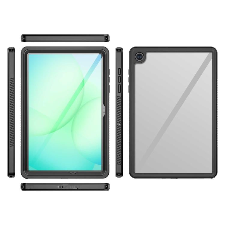 For Samsung Galaxy Tab A11+ RedPepper Shockproof Waterproof PC Hybrid TPU Tablet Case - Black