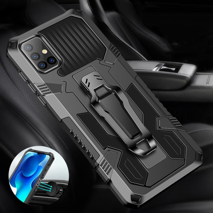 For Samsung Galaxy M31s Machine Armor Warrior Shockproof PC + TPU Protective Case