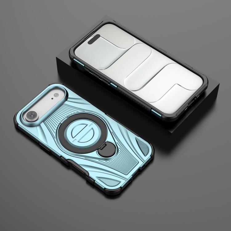 For iPhone Air Star Ring Metallic Pivot Bracket Magnetic Phone Case