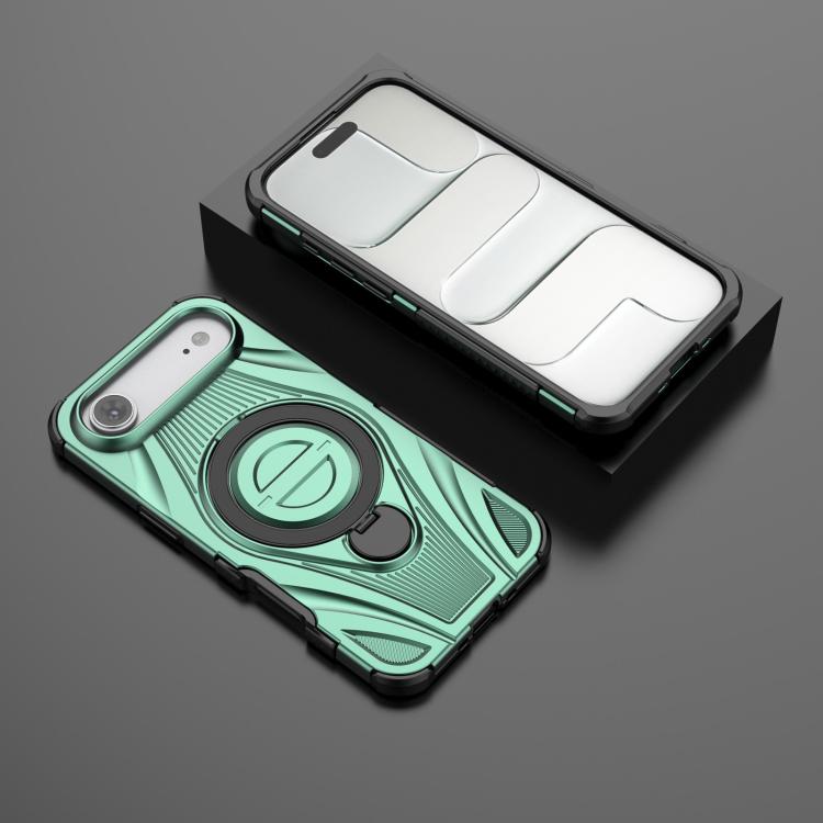 For iPhone Air Star Ring Metallic Pivot Bracket Magnetic Phone Case