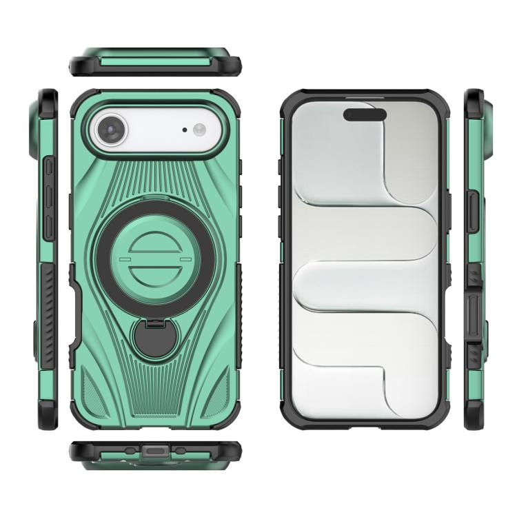 For iPhone Air Star Ring Metallic Pivot Bracket Magnetic Phone Case