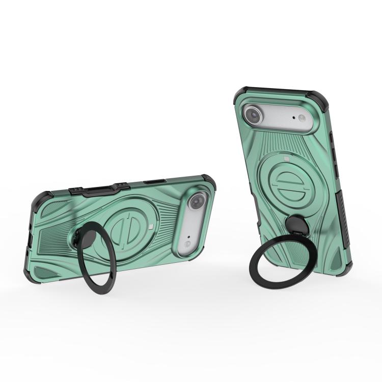 For iPhone Air Star Ring Metallic Pivot Bracket Magnetic Phone Case