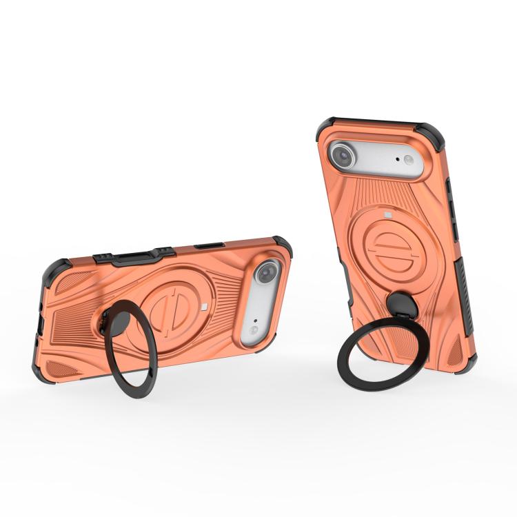 For iPhone Air Star Ring Metallic Pivot Bracket Magnetic Phone Case