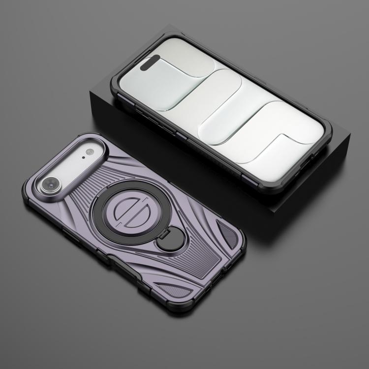 For iPhone Air Star Ring Metallic Pivot Bracket Magnetic Phone Case