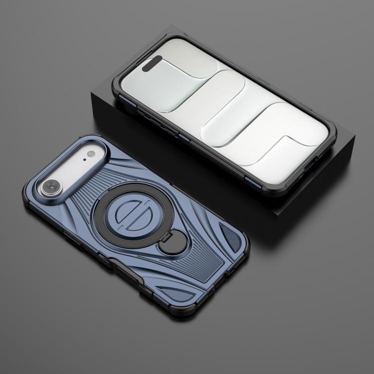 For iPhone Air Star Ring Metallic Pivot Bracket Magnetic Phone Case