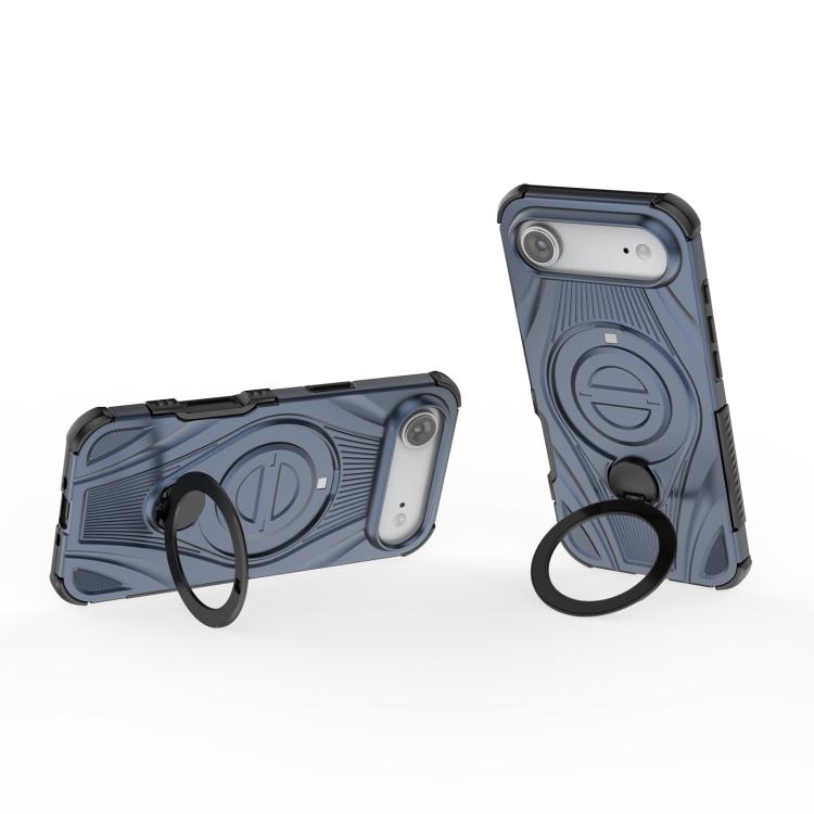 For iPhone Air Star Ring Metallic Pivot Bracket Magnetic Phone Case