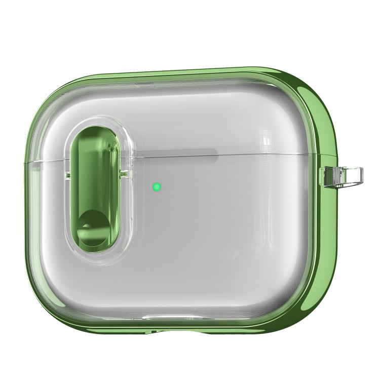 For AirPods Pro 3 Clear Electroplating Wireless Earphones Case with Switch