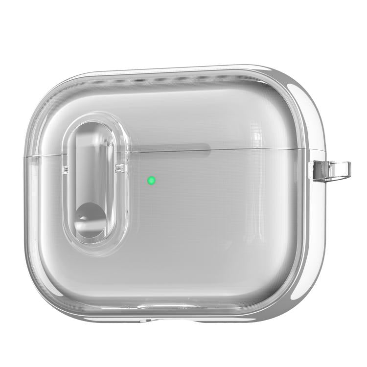 For AirPods Pro 3 Clear Electroplating Wireless Earphones Case with Switch