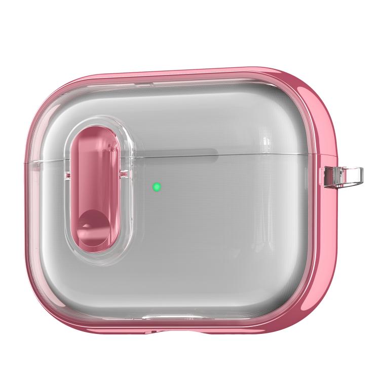 For AirPods Pro 3 Clear Electroplating Wireless Earphones Case with Switch