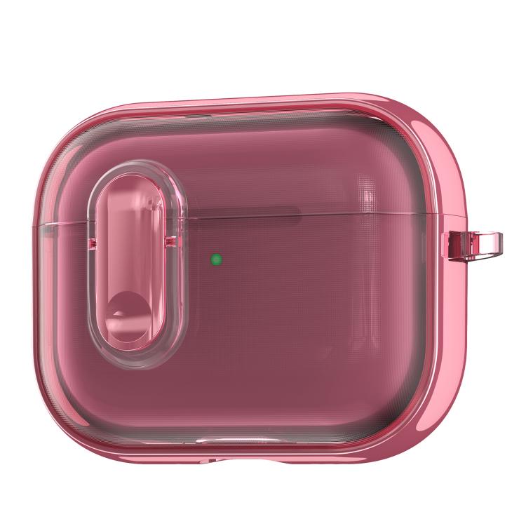 For AirPods Pro 3 Clear Electroplating Wireless Earphones Case with Switch