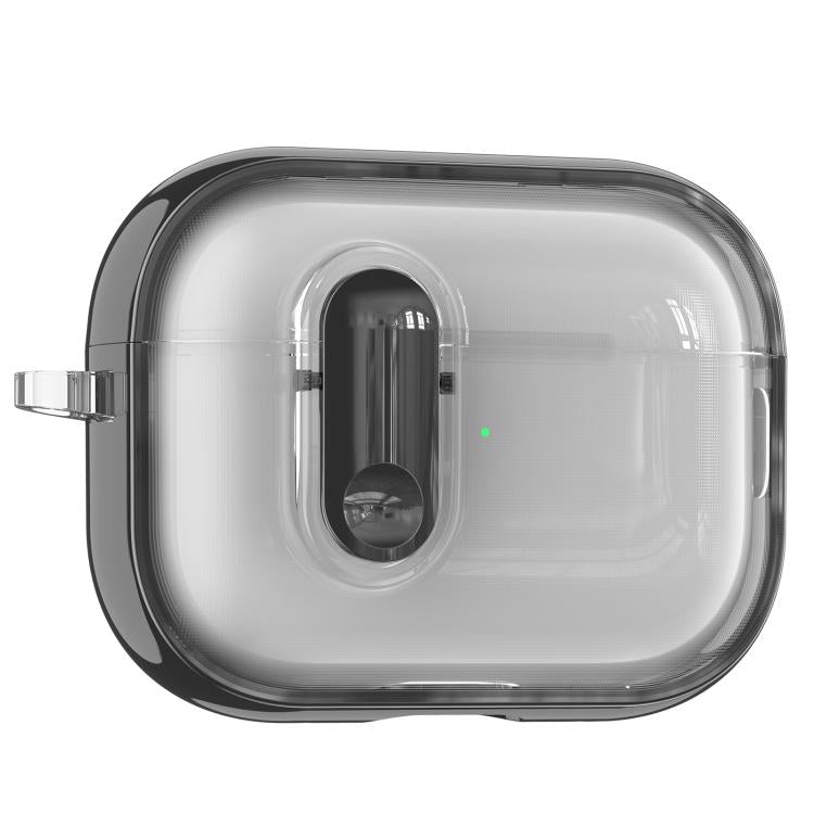 For AirPods Pro Clear Electroplating Wireless Earphones Case with Switch