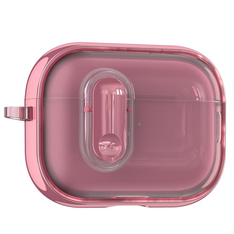 For AirPods Pro Clear Electroplating Wireless Earphones Case with Switch