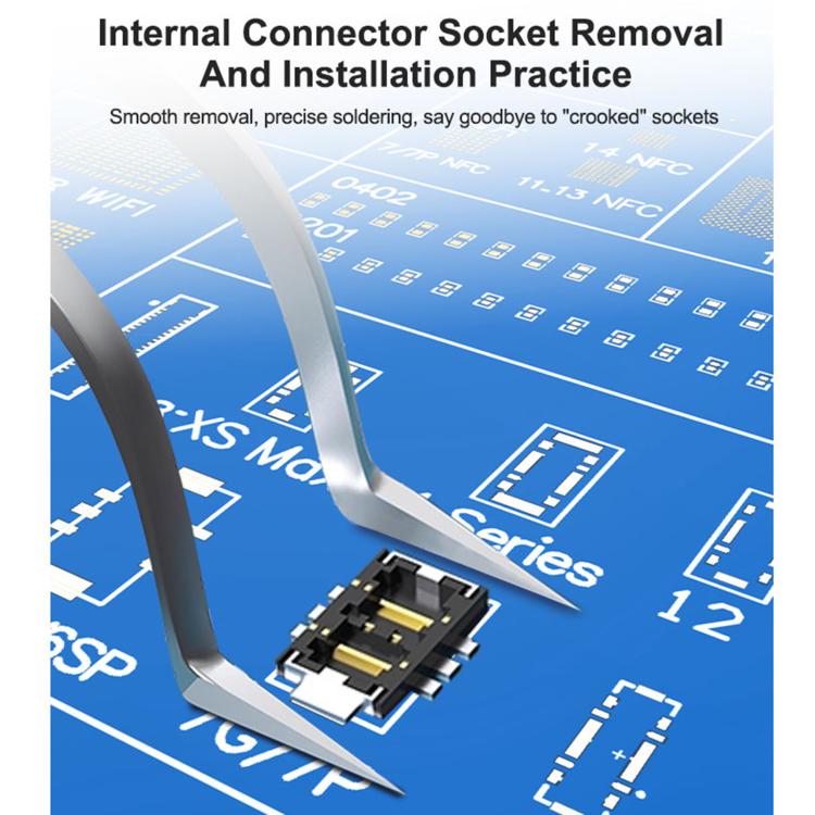 RELIFE RL-044R BGA Chip Connector Socket Welding Test Pract CE Board Compatible with iPhone 17 Series