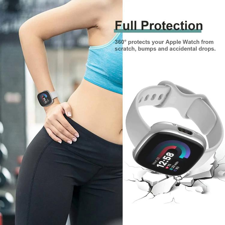 For Fitbit Versa 3 xDfind Full-coverage TPU Watch Protective Cover