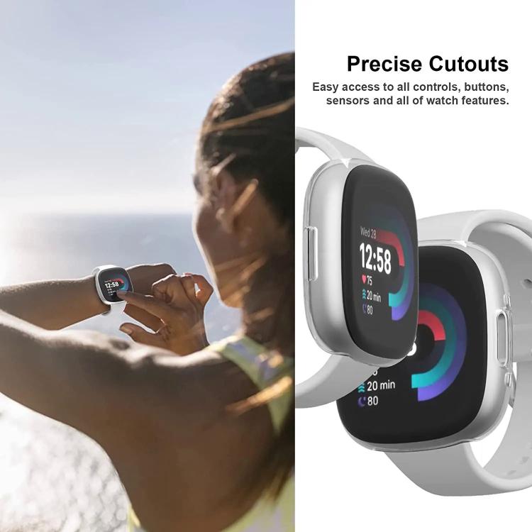 For Fitbit Versa 3 xDfind Full-coverage TPU Watch Protective Cover
