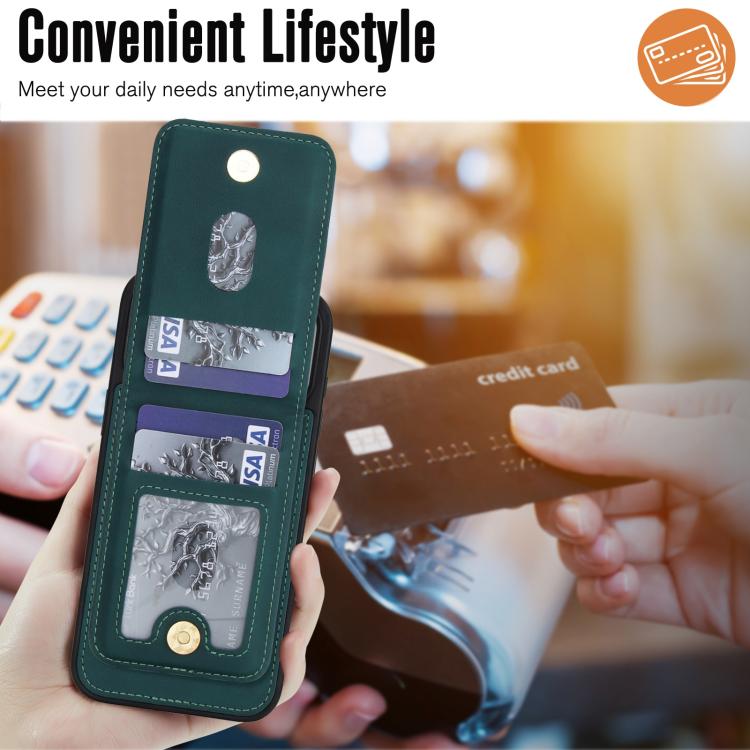 For iPhone 17 Pro Max YM030 Retro Faux Leather Magnetic Detachable Wallet Phone Case