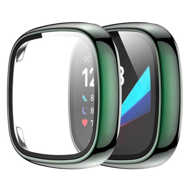 For Fitbit Versa 4 xDfind Tempered Film Integrated PC Watch Protective Cover
