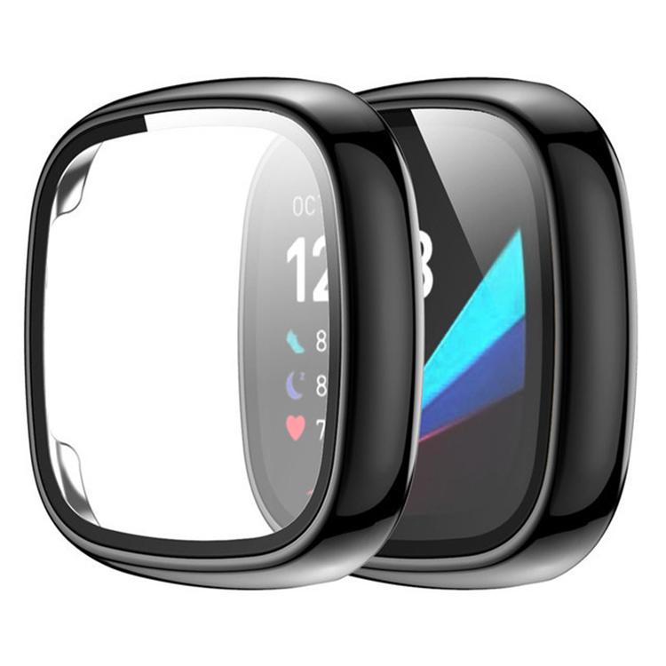 For Fitbit Versa 4 xDfind Tempered Film Integrated PC Watch Protective Cover