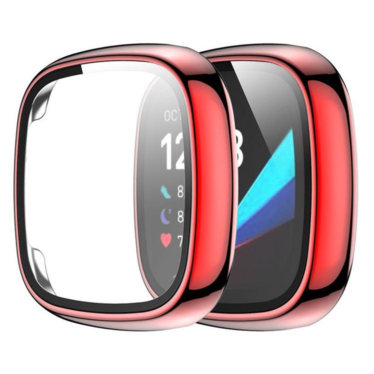 For Fitbit Versa 4 xDfind Tempered Film Integrated PC Watch Protective Cover