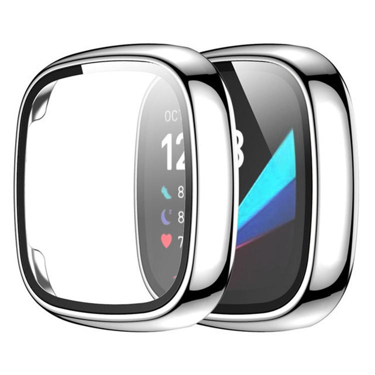 For Fitbit Versa 4 xDfind Tempered Film Integrated PC Watch Protective Cover
