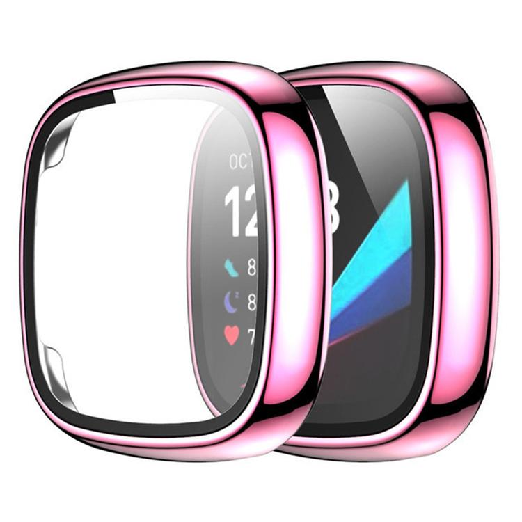 For Fitbit Versa 3 xDfind Tempered Film Integrated PC Watch Protective Cover