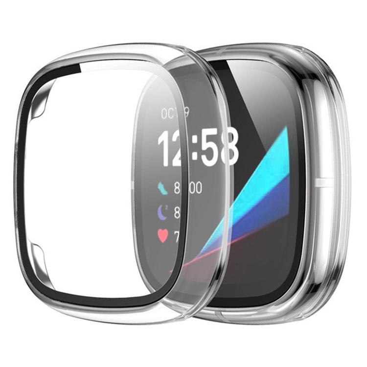 For Fitbit Versa 3 xDfind Tempered Film Integrated PC Watch Protective Cover