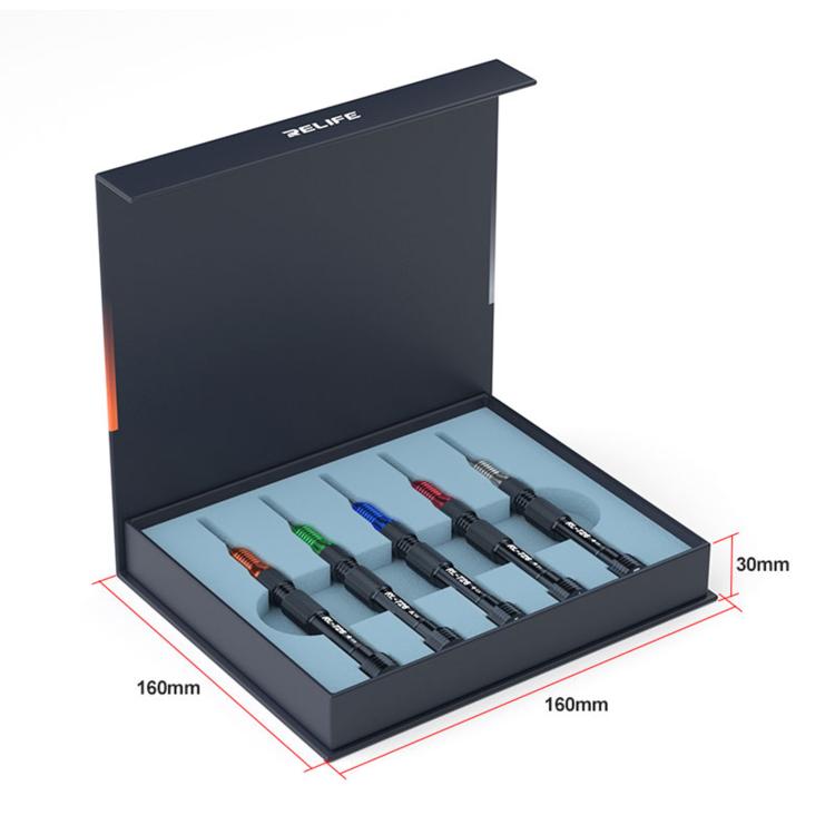 RELIFE RL-726A 5 in 1 Strong Magnetic 3D Torque Precision Screwdriver Set