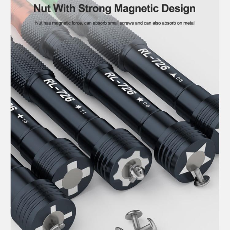 RELIFE RL-726A 5 in 1 Strong Magnetic 3D Torque Precision Screwdriver Set