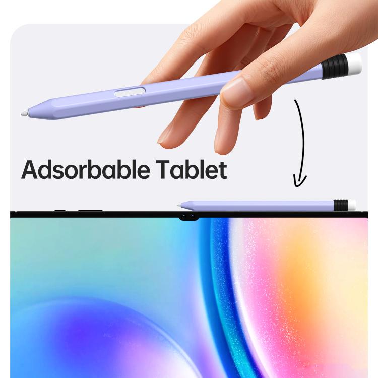 For Samsung Galaxy Tab S11 / S11 Ultra Anti-roll Silicone Protective Stylus Pen Case