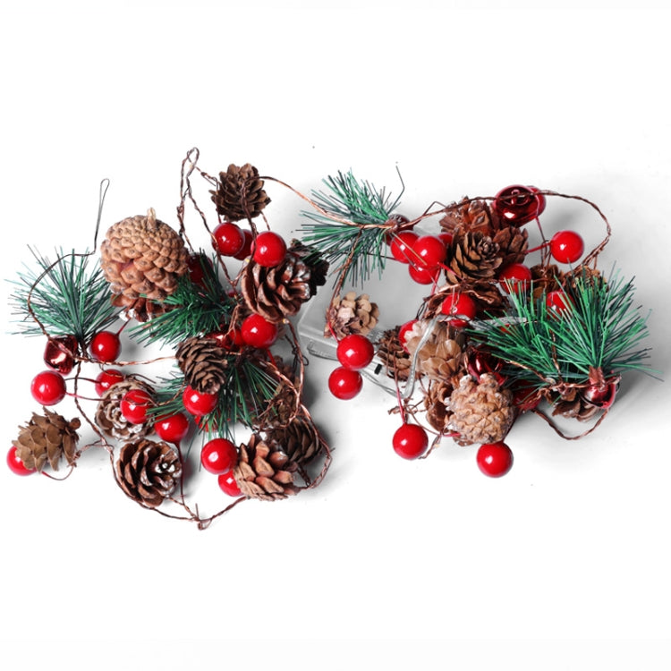 Christmas Pine Needles Colorful Light Wind Chimes Ordinary Style String Lamp Length: 2m
