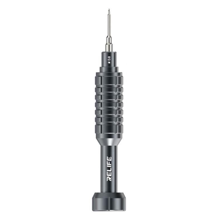 RELIFE RL-730 Steel Cannon King Classic Series Aluminum Alloy Screwdriver, Model:Star 0.8