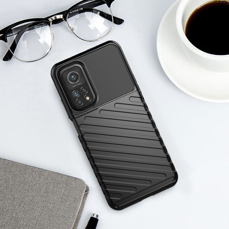 For Xiaomi Mi 10T 5G Thunderbolt Shockproof TPU Soft Case(Black)