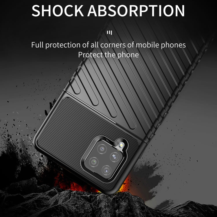 For Samsung Galaxy A42 5G Thunderbolt Shockproof TPU Soft Case(Green)
