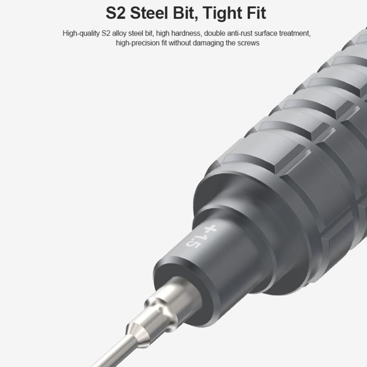 RELIFE RL-730 Steel Cannon King Classic Series Aluminum Alloy Screwdriver, Model:Phillips 1.5