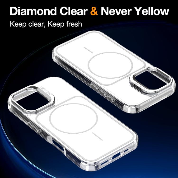 For iPhone 16 Plus Bright Color Blocking Camera Bracket Magnetic Phone Case