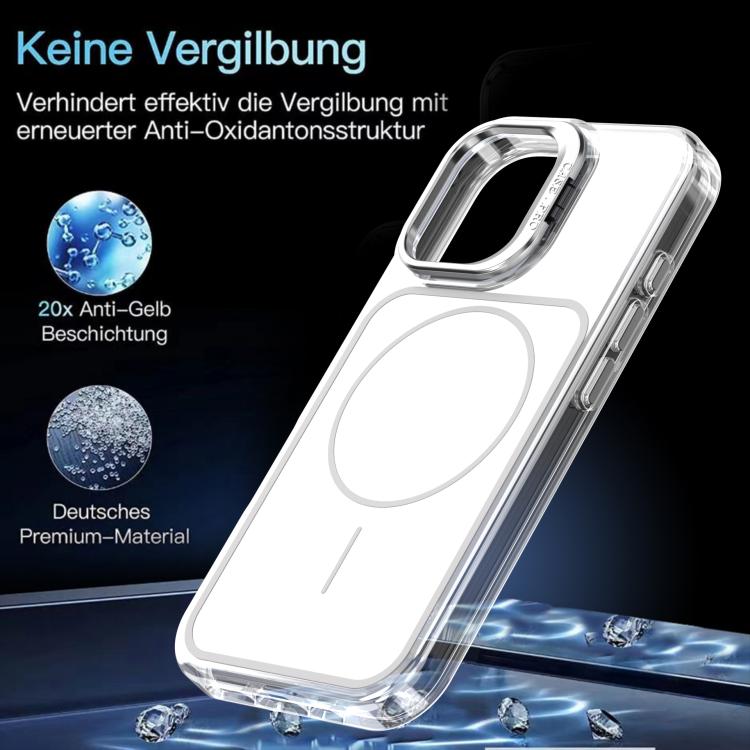 For iPhone 16 Plus Bright Color Blocking Camera Bracket Magnetic Phone Case