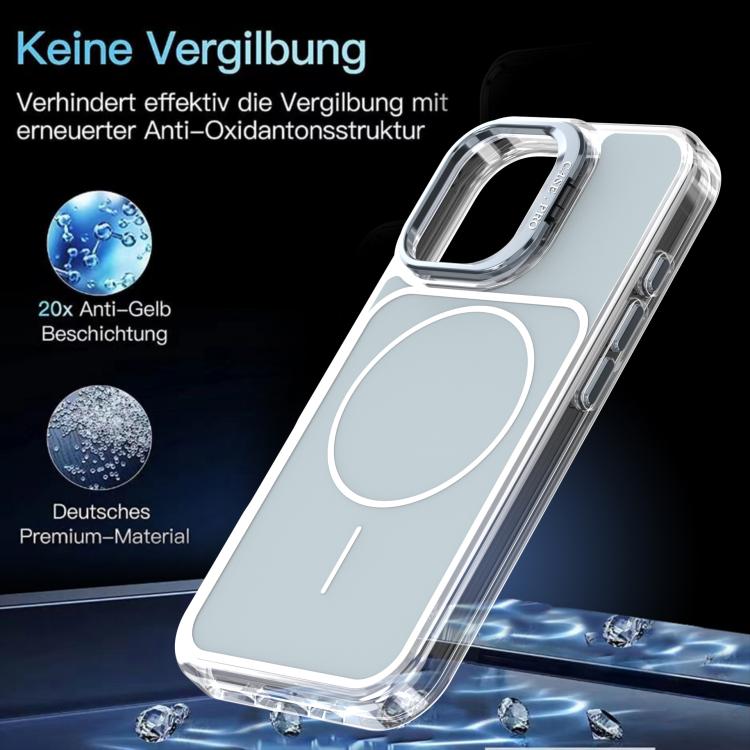 For iPhone 16 Plus Bright Color Blocking Camera Bracket Magnetic Phone Case
