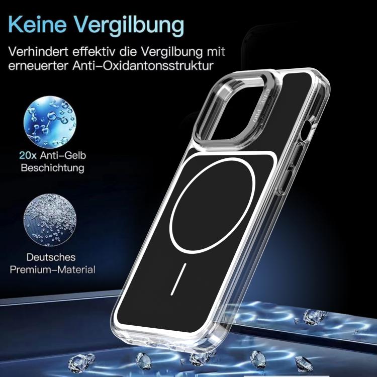 For iPhone 13 Pro Max Bright Color Blocking Camera Bracket Magnetic Phone Case