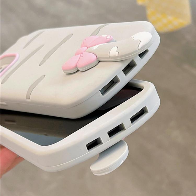 For iPhone 12 Pro Cute 3D Cat Design Silicone Soft Phone Case