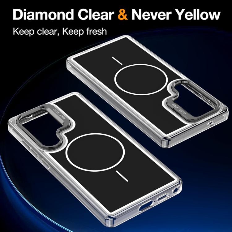 For Samsung Galaxy S26 Ultra 5G Bright Color Blocking Camera Bracket Magnetic Phone Case